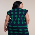 Intarsia Sweater Vest image number 1