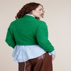 Tall V-Neck Cropped Sweater image number 1
