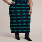 Intarsia Sweater Maxi Skirt image number 1