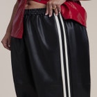 Faux Leather Pull-On Track Pant image number 1