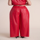 Perforated Faux Leather Pant image number 3