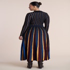 Pleated Knit Midi Dress image number 1
