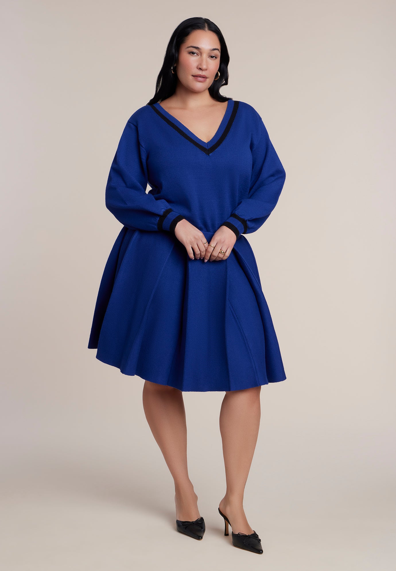 Varsity Sweater Mini Dress
