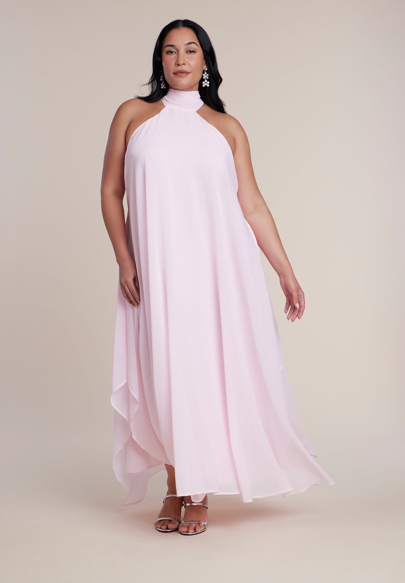 Dramatic Chiffon Kaftan Gown image number 2