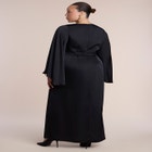 Flare Sleeve Satin Maxi Dress image number 1