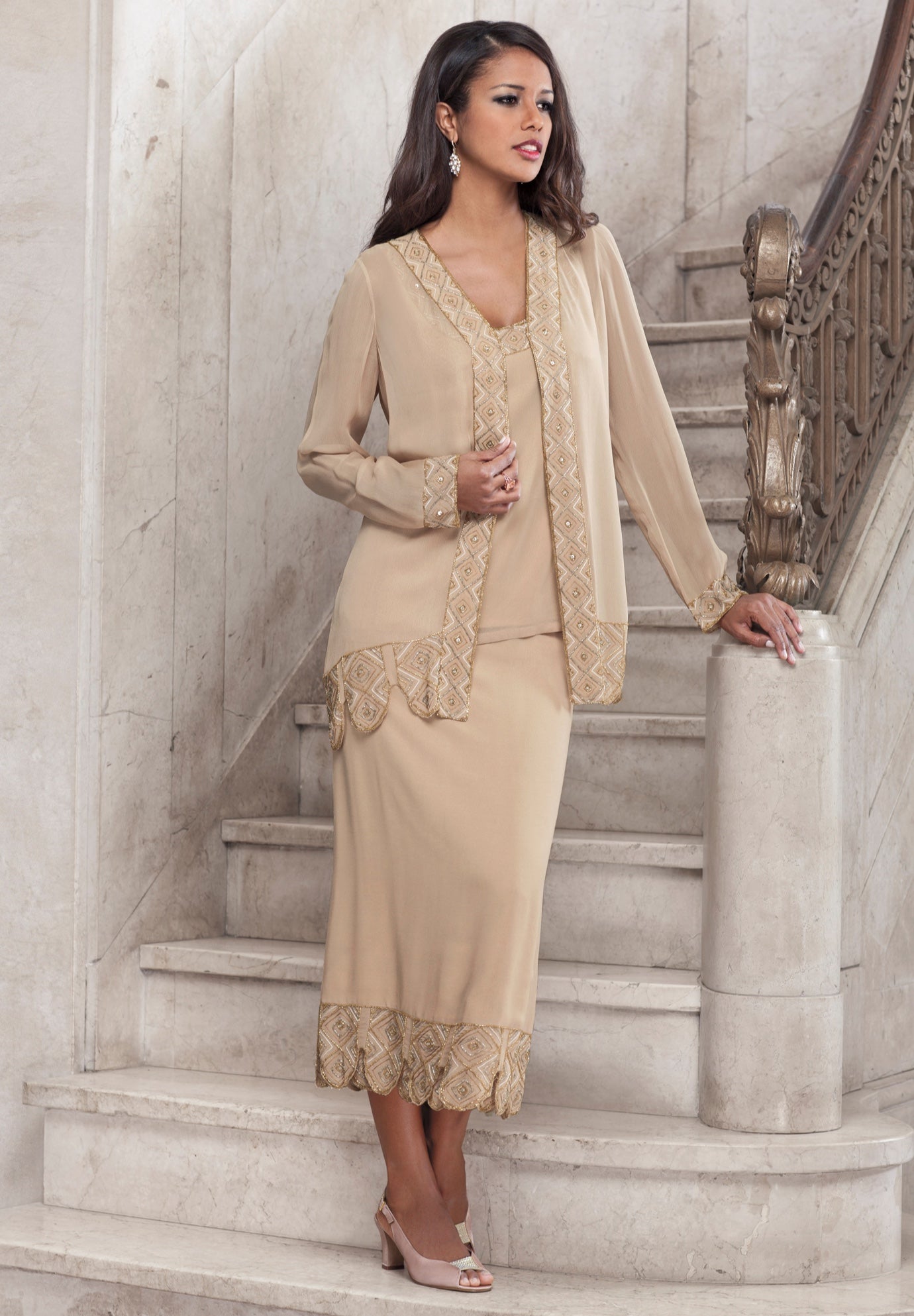 Beaded Skirt Set image number 0