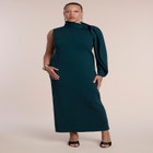 One-Sleeve Knit Maxi Dress image number 0