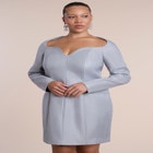 Sweetheart-Neck Mini Dress image number 2