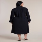 Buckle-Detail Midi Shirt Dress image number 1
