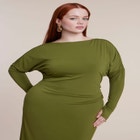 Low-Back Jersey Maxi Dress image number 2