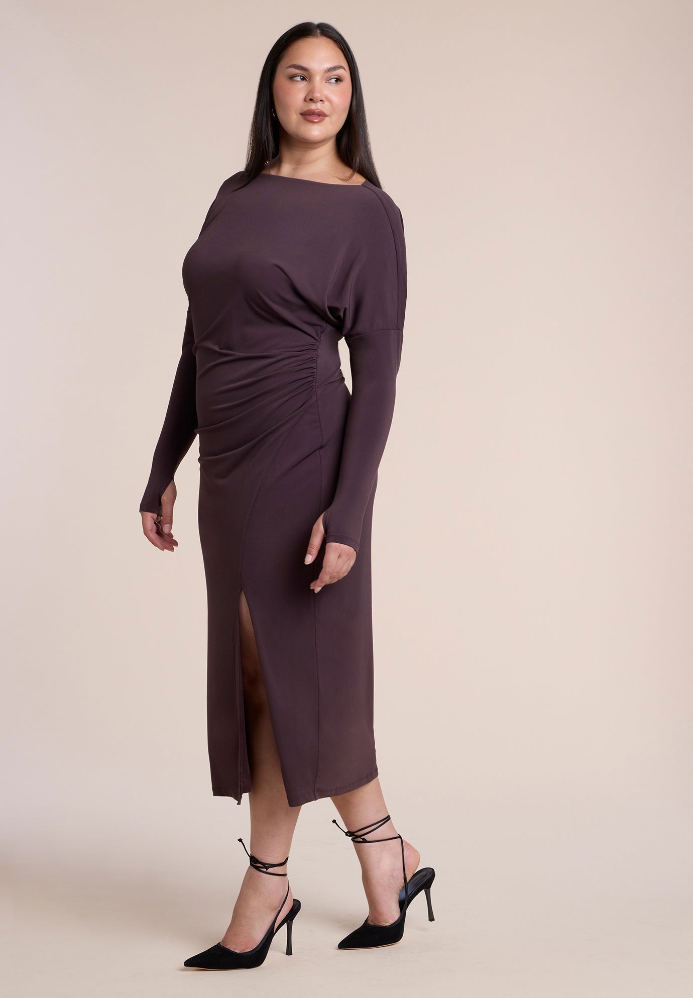 Low-Back Jersey Maxi Dress image number 1