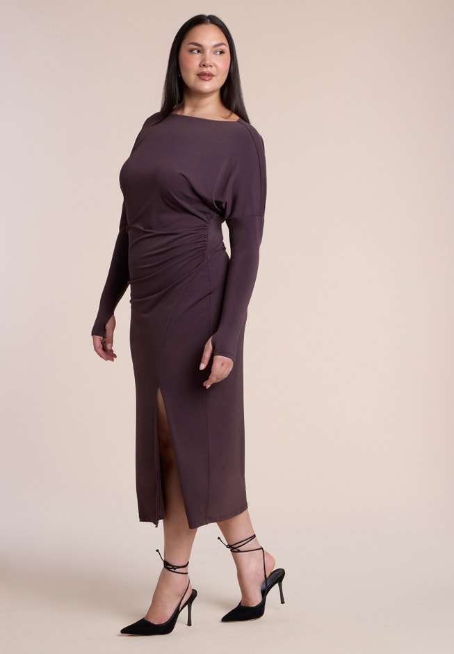 Low-Back Jersey Maxi Dress image number 1