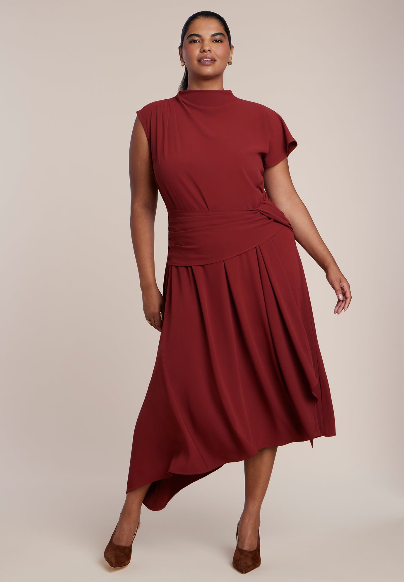Draped Waist Maxi Dress image number 0