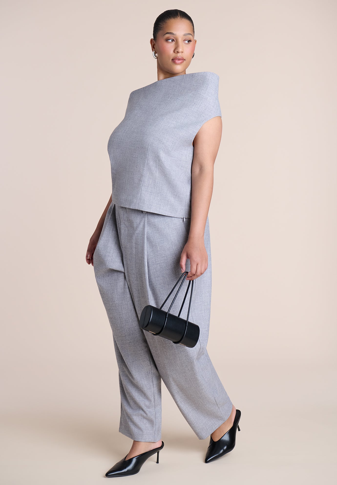 Mid-Rise Tapered-Leg Trouser image number 3