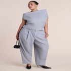 Mid-Rise Tapered-Leg Trouser image number 0