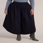 Rounded Wide-Leg Cropped Pant image number 1