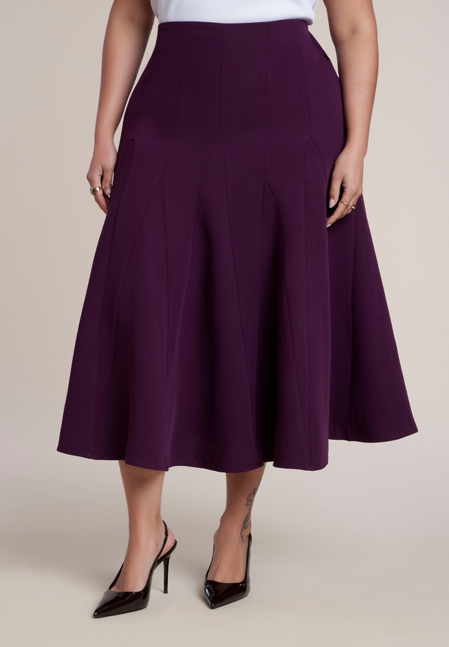 Structural Midi Skirt image number 1