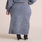 Marled Sweater Midi Skirt image number 2