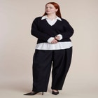 Layered V-Neck Twofer Sweater image number 2
