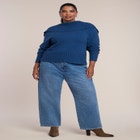 Plunging Back Sweater image number 2
