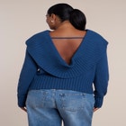 Plunging Back Sweater image number 0
