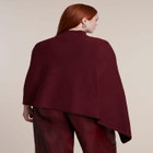 Asymmetric Turtleneck Cape image number 1