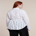 Dot Cut-Out Button Up Top image number 2
