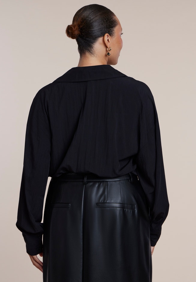 Boyfriend Shirt Bodysuit image number 1