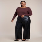 Draped Cowl-Back Bodysuit image number 2
