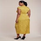 Funnel Neck Jacquard Maxi Dress image number 1