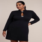 Hardware Detail Structured Mini Dress image number 2