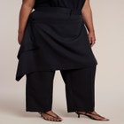 Skirt Overlay Wide-Leg Pant image number 1