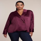 Double Breasted Satin Shirt image number 0