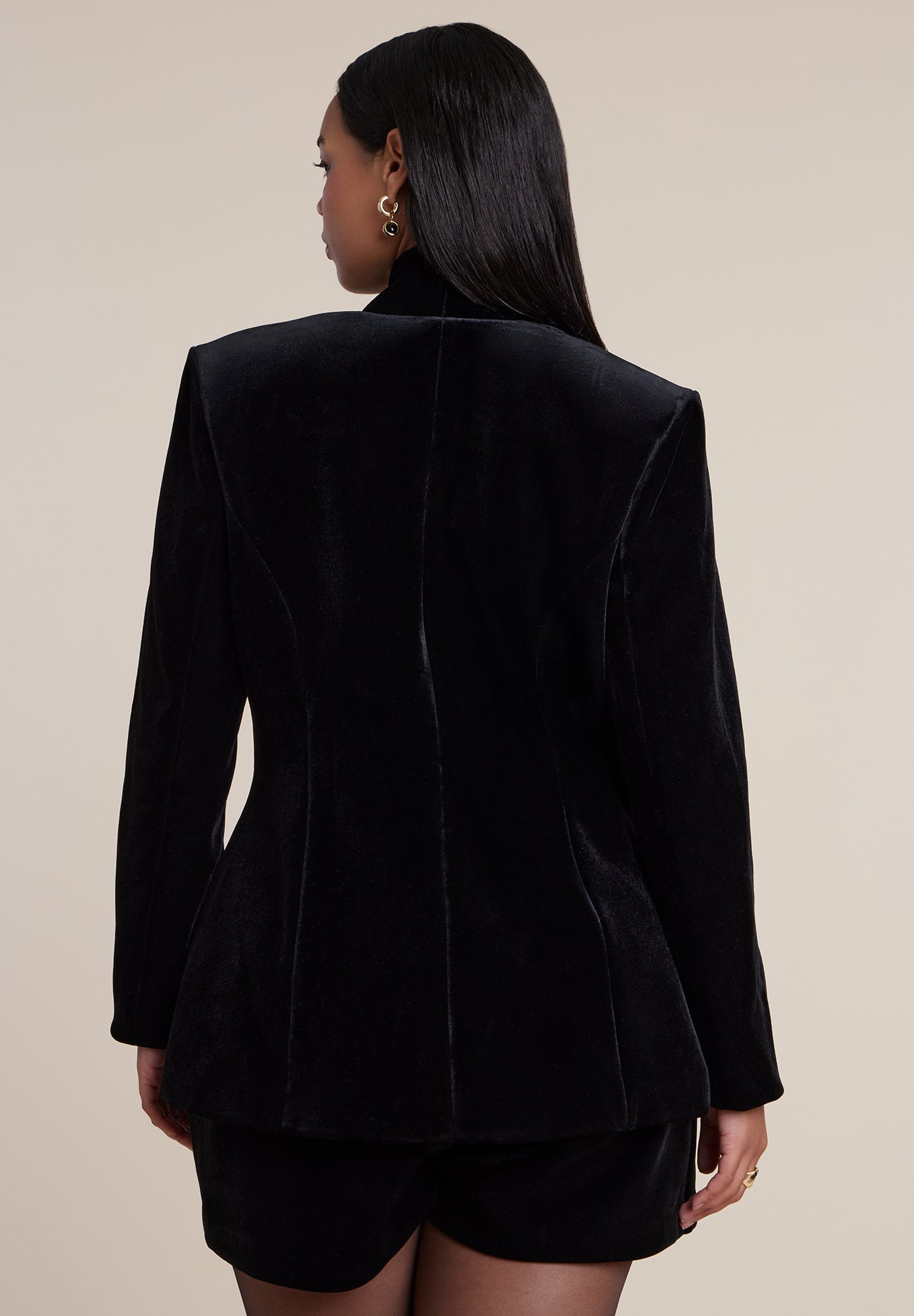 Velvet Hourglass Blazer image number 1