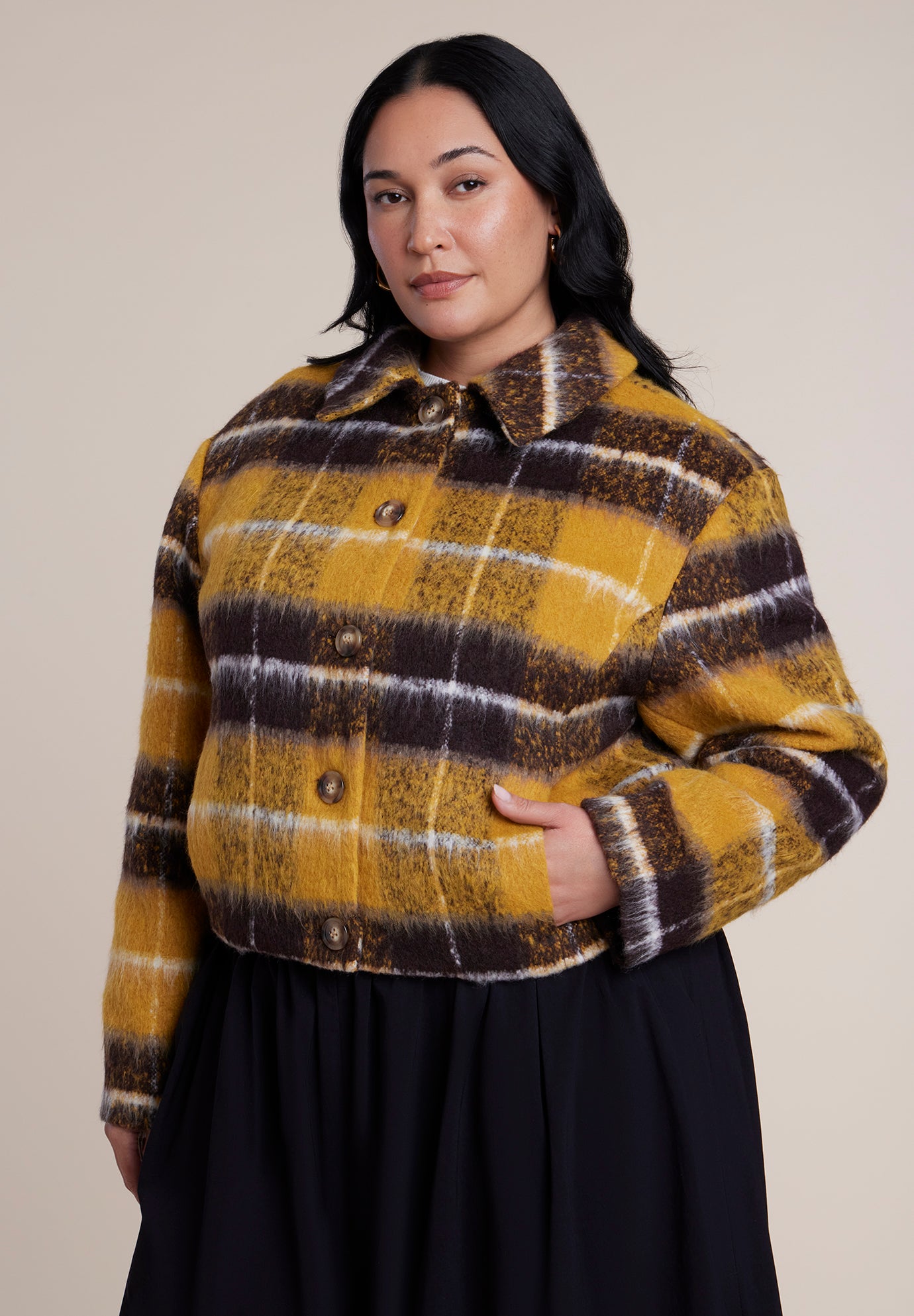 Brushed Plaid Jacket image number 0