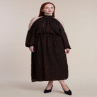 Cold-Shoulder Chiffon Maxi Dress image number 1