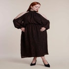 Cold-Shoulder Chiffon Maxi Dress image number 2