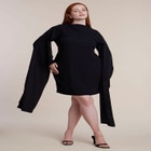 Cape Detail Mini Dress image number 1