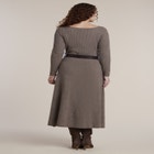 Belted Ribbed Sweater Maxi Dress image number 1