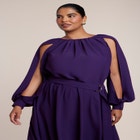 Sleeve Detail Belted Maxi Dress image number 2