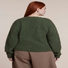 Fuzzy Boucl&eacute; Cardigan image number 1