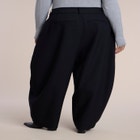 Pleat-Detail Tailored Barrel Pant image number 2