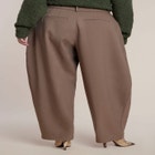 Pleat-Detail Tailored Barrel Pant image number 2