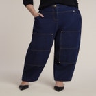 High-Rise Pocket Barrel Jean image number 1