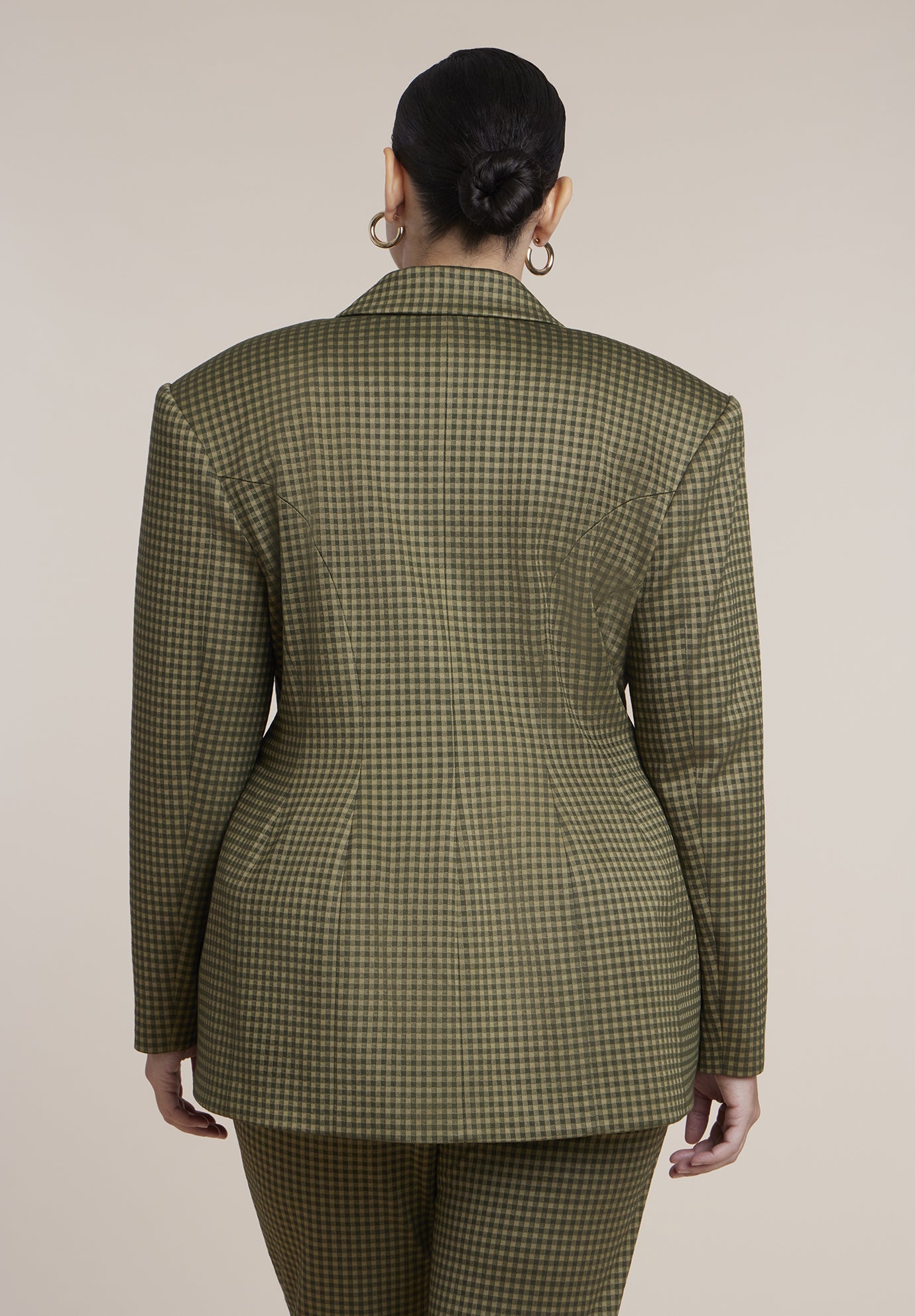 Houndstooth Hourglass Blazer image number 1