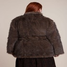 Belted Faux Fur Jacket image number 2