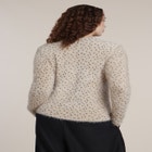 Dotted Fuzzy Cardigan image number 1