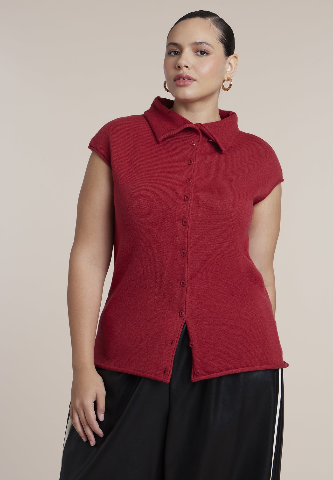 High Funnel Neck Sweater