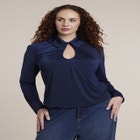 Shirred Cutout Top image number 0