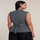 Belted Military Top image number 1